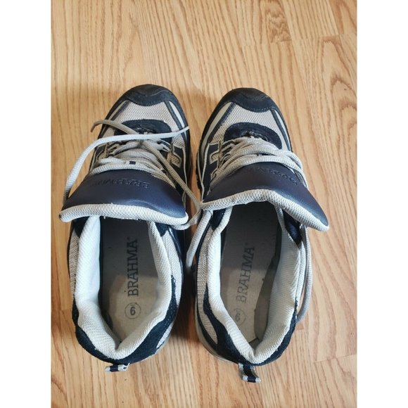 COPY - BRAHMA Steel Toe Sneakers Men Sz 9 In  Slip Resistant Sole, Blue & Grey - Picture 2 of 6